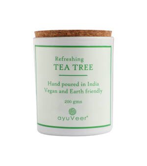 TEA TREE JAR CANDLE (200 GMS)